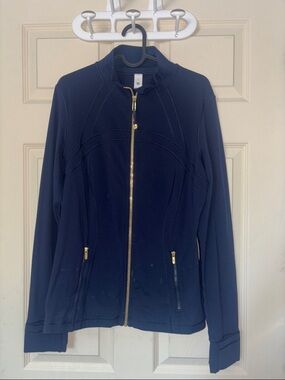lululemon athletica Navy define Jacket with Gold Zipper